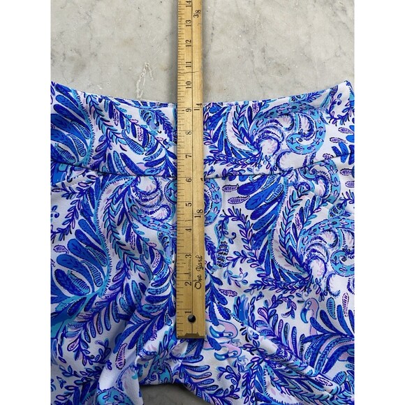 Lily Pulitzer Reid Golf Shorts Women’s 4 Bird Is The Word Baha Blue - Picture 8 of 9